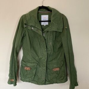Aeronautica Militaire womens green military jacket Sz 46 amazing condition